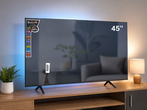 Телевізор 45&Prime; Smart TV Full HD з Wi-Fi, DVB-T2, HDMI, USB, LAN 003 фото