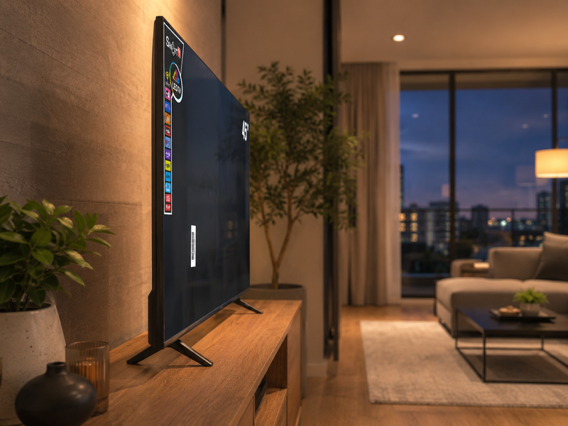 Телевізор 45&Prime; Smart TV Full HD з Wi-Fi, DVB-T2, HDMI, USB, LAN 003 фото